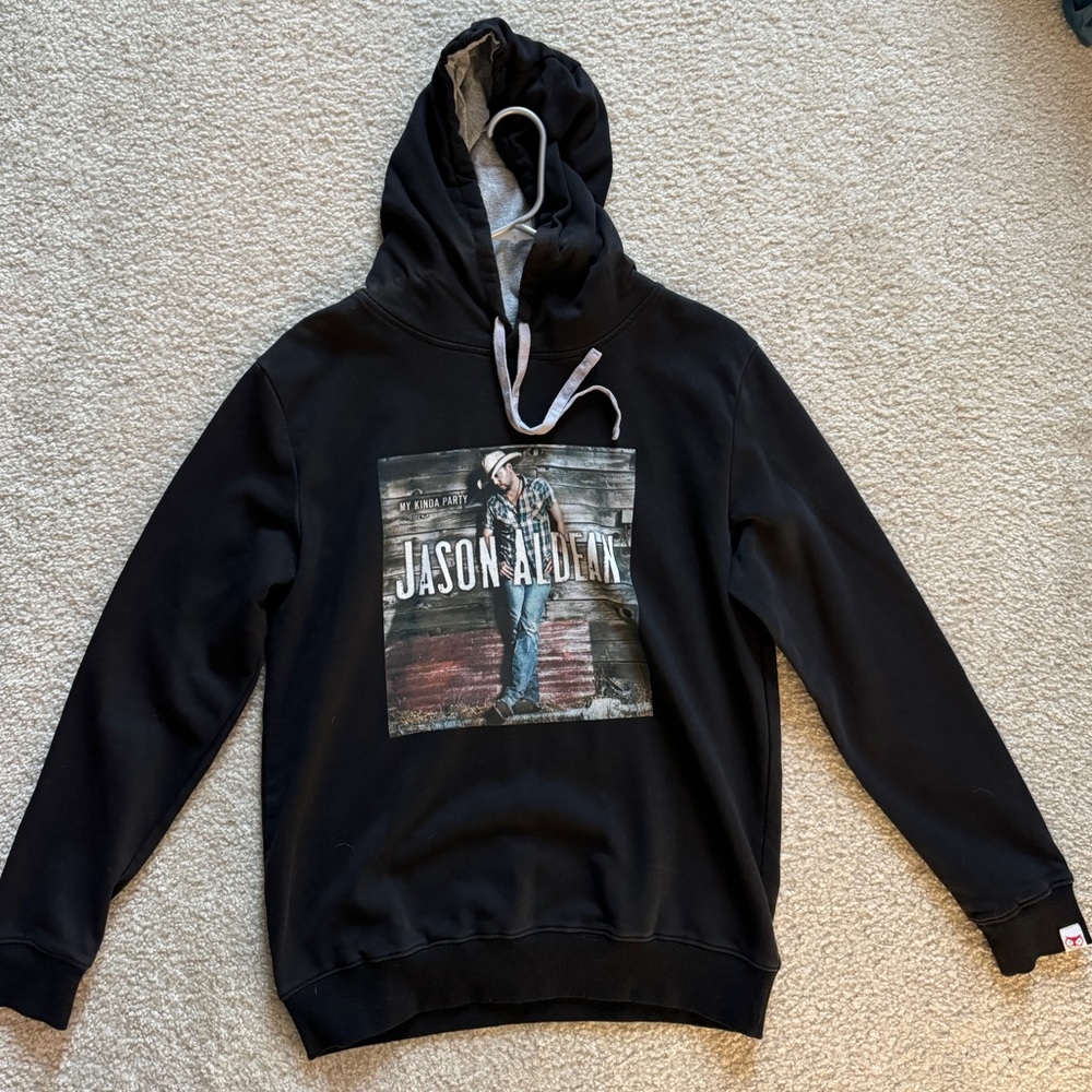 Black Jason Aldean Hoodie